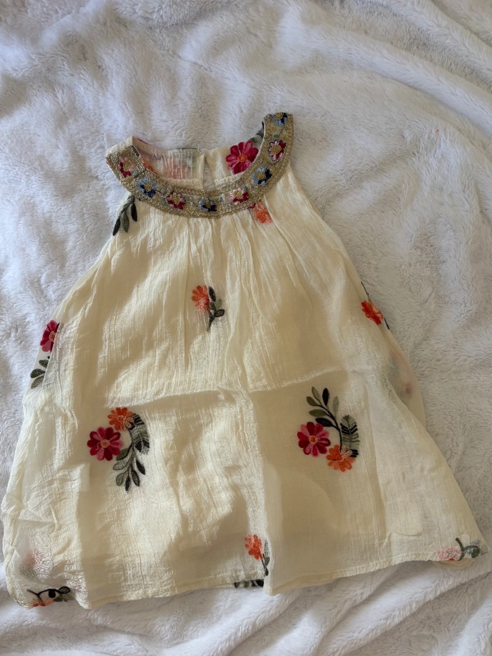 Hand embroidered dress - size 3T